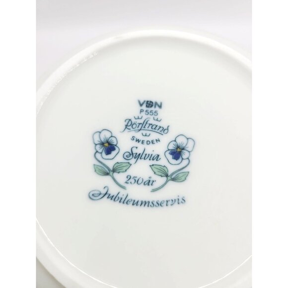 Rorstrand Sweden Sylvia Pattern Coffee Pot Sylvia Leuchovius MCM 70s Rare - Picture 9 of 11